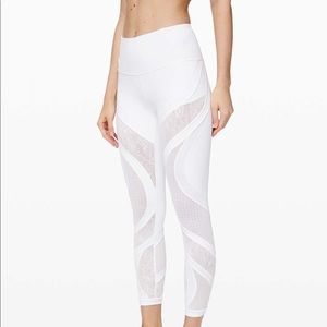 Lululemon Wunder Under High-Rise Tight 25 Lace White